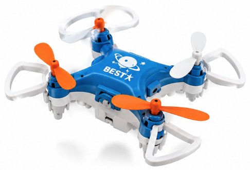 Mini Drona 895 Aerobat Four Axis telecomandata cu 4 elice lumini LED si functie de acrobații 360
